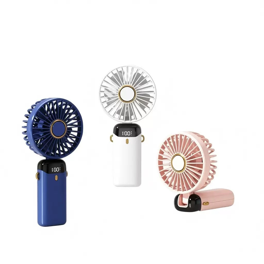 Ventilateur Portable Digital & Pliable — GAIA 🌫️