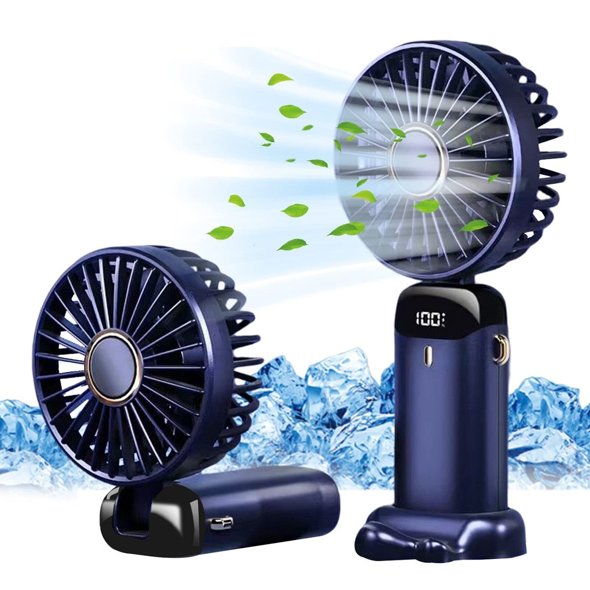 Ventilateur Portable Digital & Pliable — GAIA 🌫️