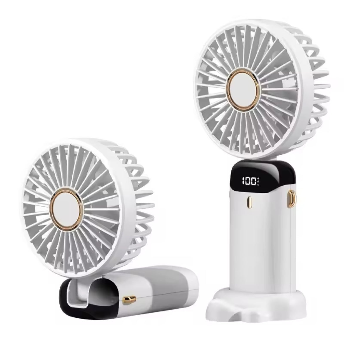 Ventilateur Portable Digital & Pliable — GAIA 🌫️