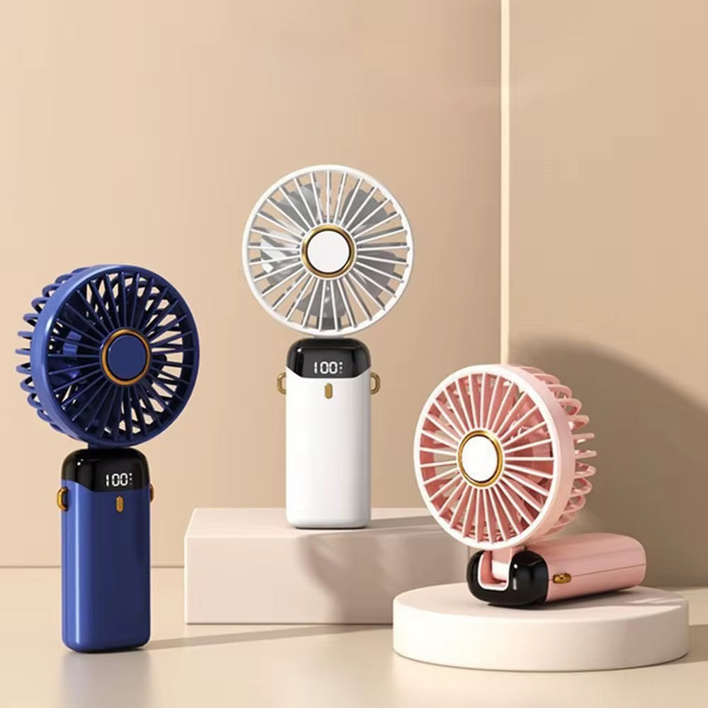 Ventilateur Portable Digital & Pliable — GAIA 🌫️