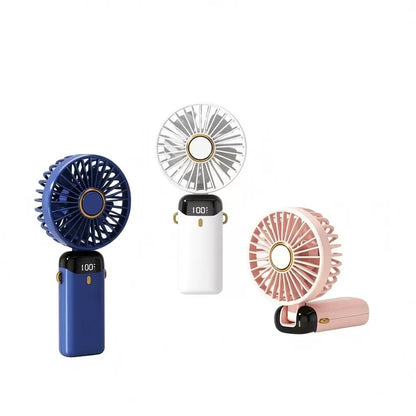 Ventilateur Portable Digital & Pliable — GAIA 🌫️