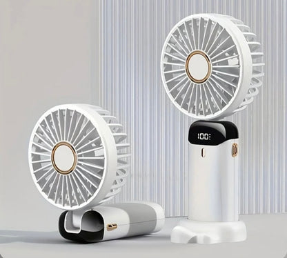 Ventilateur Portable Digital & Pliable — GAIA 🌫️
