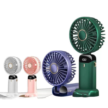 Ventilateur Portable Digital & Pliable — GAIA 🌫️