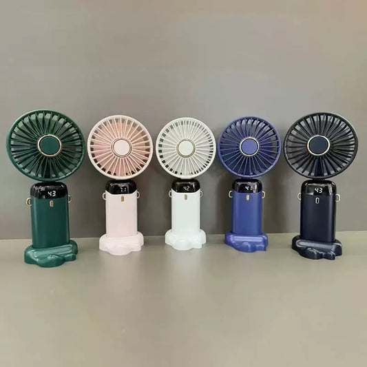 Ventilateur Portable Digital & Pliable — GAIA 🌫️