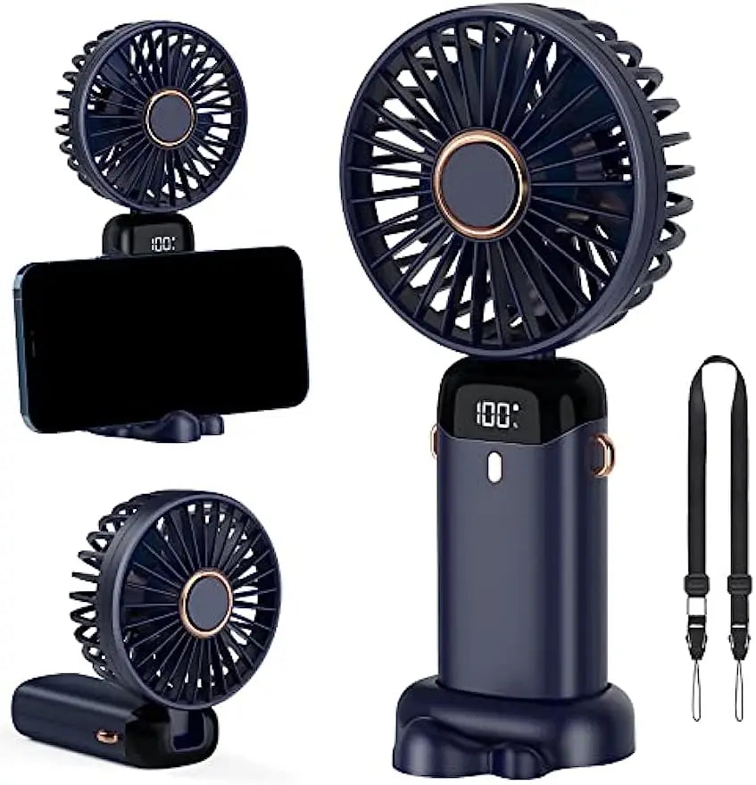 Ventilateur Portable Digital & Pliable — GAIA 🌫️