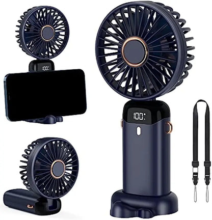 Ventilateur Portable Digital & Pliable — GAIA 🌫️